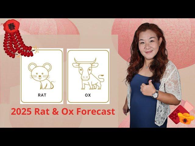 2025 Rat & Ox Chinese Horoscope Forecast #2025chinesezodiac #2025chinesehoroscope