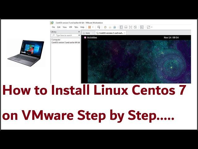 How to Install Linux Centos 7 on Vmware windows 10,11 Step by Step 2024