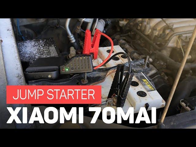 Завожу севший аккумулятор бустером Xiaomi 70mai Jump Starter