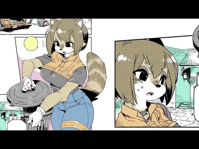 Raccoon Girl Abnormal discovery | Modern Mogal Comic Dub