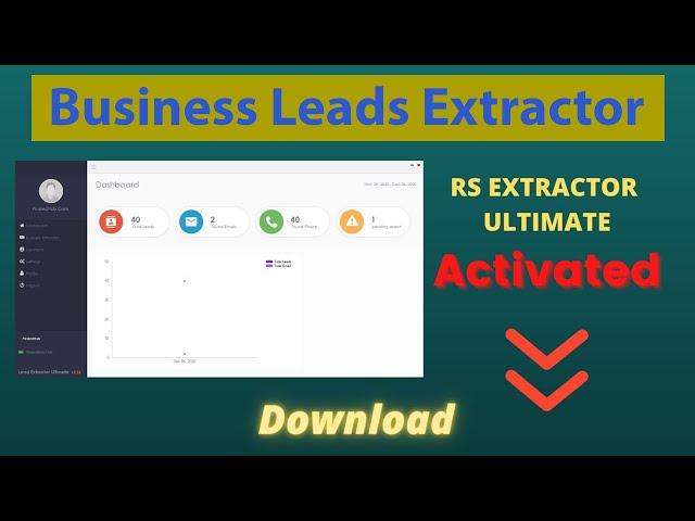 How to extract business leads || RS Lead Extractor Ultimate Crack ||  Niche Targeted Business Leads