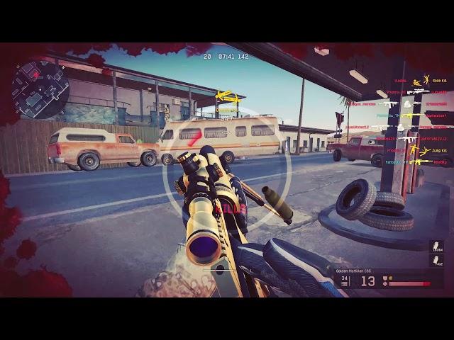 WARFACE - MOTEL - Gold McMillan Cs5 + 25000 Kills with Cs5