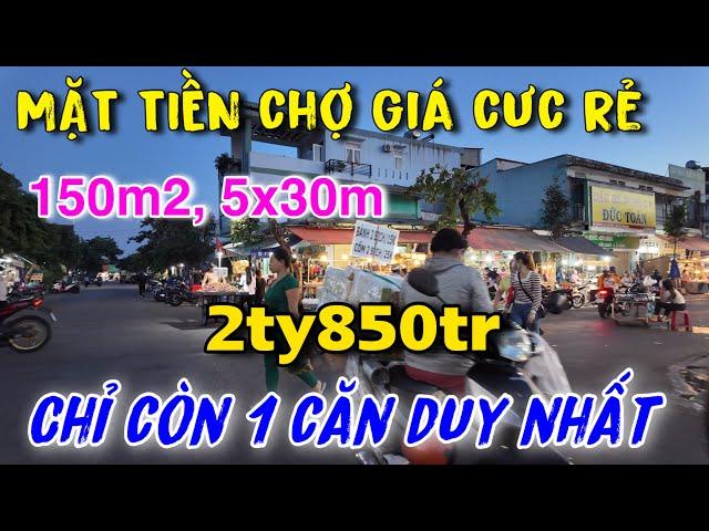 NHANH THÌ CÒN !! BÁN NHÀ MẶT TIỀN CHỢ GIÁ CỰC RẺ . CHỈ CÒN 1 CĂN DUY NHẤT, SỔ HỒNG, THỔ CƯ 100%