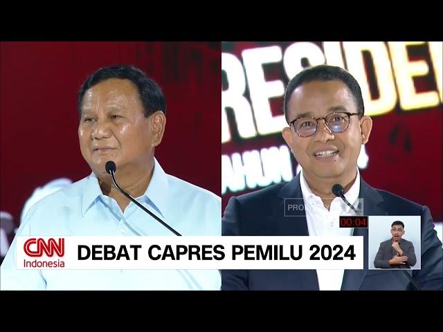 Debat Capres-Cawapres Ketiga: Ganjar & Anies Beri Nilai Menhan