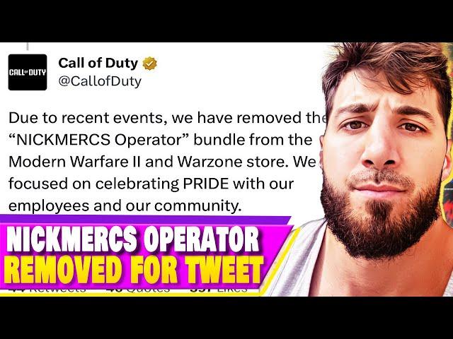 Nickmercs Operator REMOVED by Call of Duty