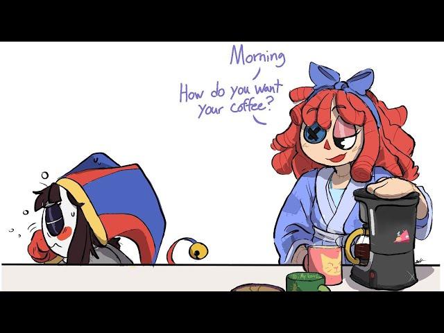 Pomni and Ragatha's MORNING ROUTINE!! (The Amazing Digital Circus Comic Dub)