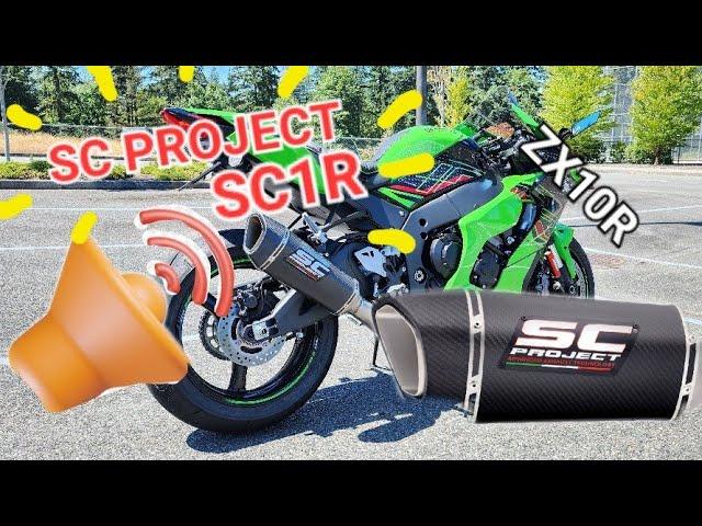 SC Project SC1R - 2023 ZX10R Unboxing & Sound Comparison