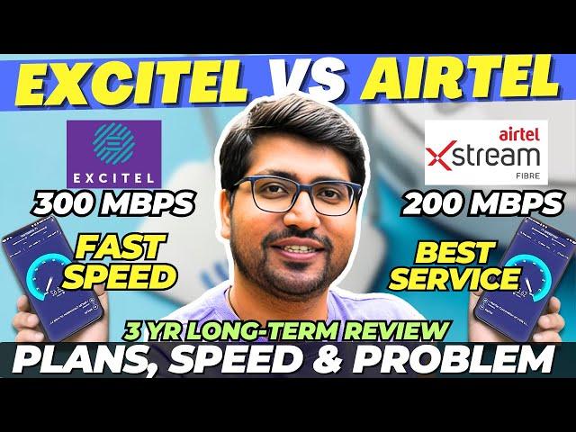 Exposed! Excitel Broadband Reviews : Excitel Broadband Plans 2024Excitel VS Airtel Broadband