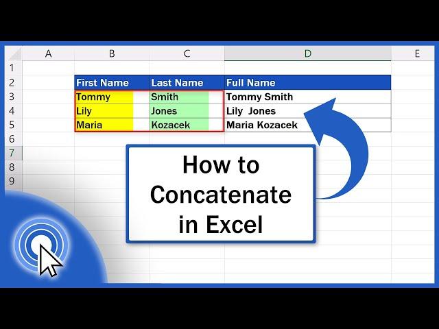 How to Concatenate in Excel (Quick and Easy)