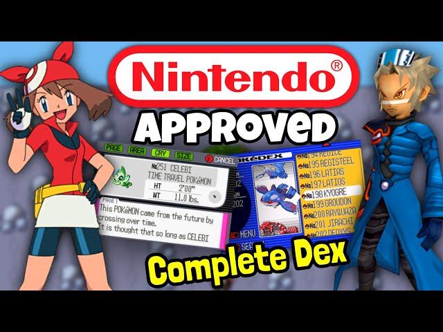 Complete Pokedex how Nintendo Intended: Pokemon Generation 3