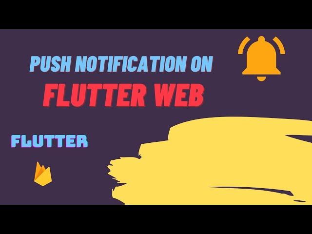 How to show push notification in flutter web | Flutter web | Firebase Push notification