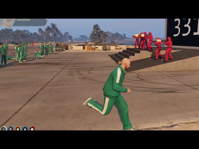 Squid Game Guards GUN DOWN the Losers | GTA RP NoPixel Squid Games