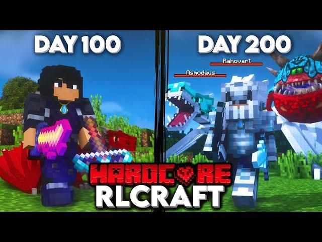 An Expert Survives 200 Days in HARDCORE RLCraft... Here's What Happened