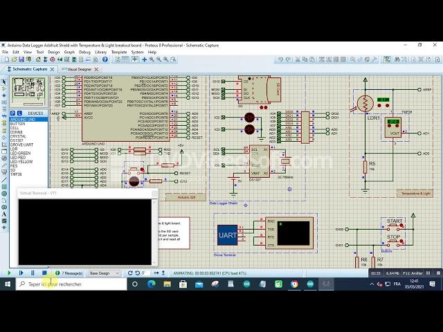 Arduino Data Logger Shield with Temperature & Light breakout board. 2021 03 03 at 12 42 16