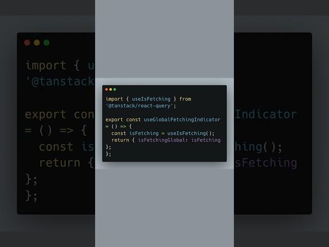 Effortless Global Loading States in React #ReactTips