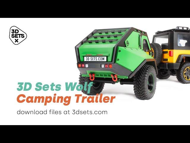 3D Sets Wolf – Camping Trailer: all features at a glance.