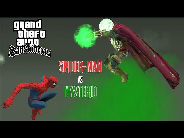 GTA SA - Spider-Man VS Mysterio - J16D And IN45DO Mod