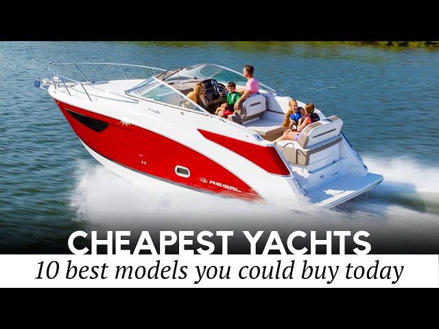 10 Cheapest Yachts and Power Boats with Spacious Cabins You Could Buy Some Day