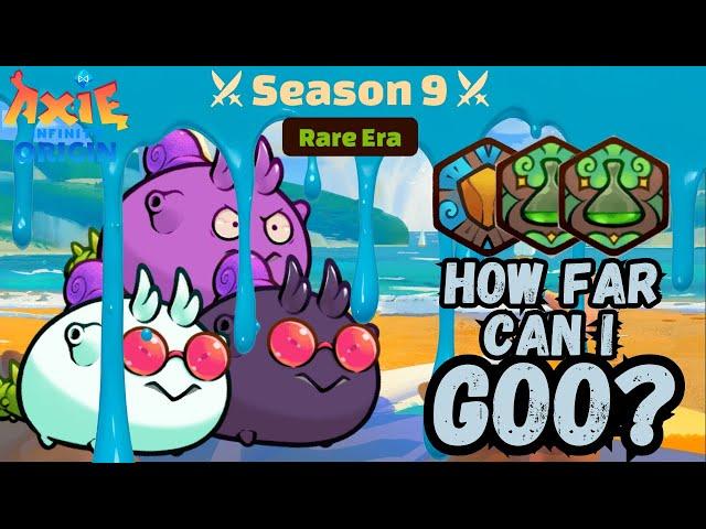 Climbing w/ BASIC RUNES | BUBBLE GOO TEAM #3 | Axie Infinity Origins Season 9