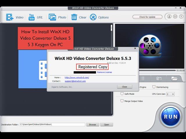 How To Install WinX HD Video Converter Deluxe 5 5 3 Keygen On PC [HD]