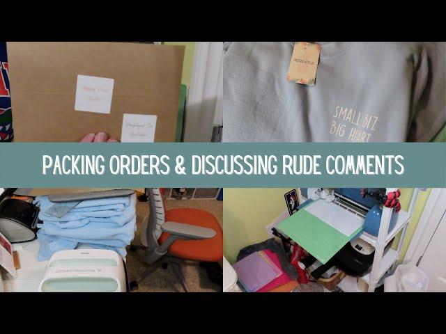 Day In The Life Of An Etsy Sticker Shop Owner | Packing Orders and TALKING ABOUT HATEFUL COMMENTS