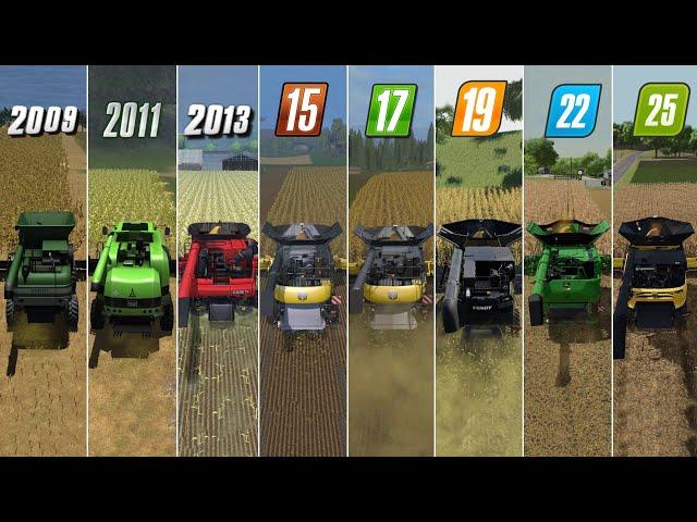 Fs09 vs Fs11 vs Fs13 vs Fs15 vs Fs17 vs Fs19 vs Fs22 vs Fs25 | Corn Harvesting