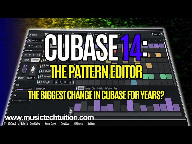 Cubase 14: Pattern Editor - Create Drum and other patterns quickly in Cubase 14 Pro and Artist