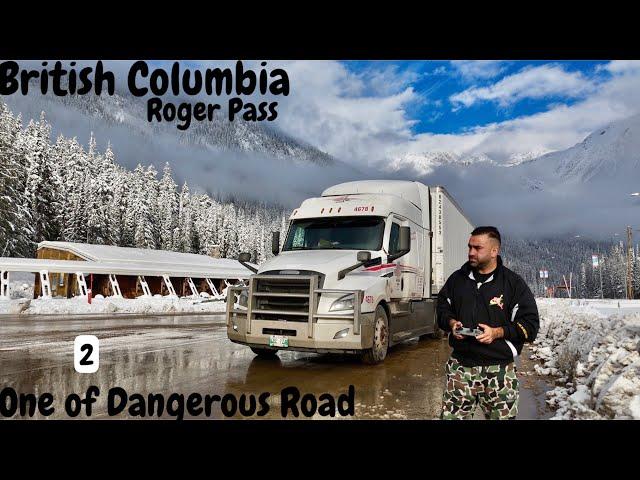 Solo Trip to One of Dangerous Road of Canada | Calgary to Surrey | 668