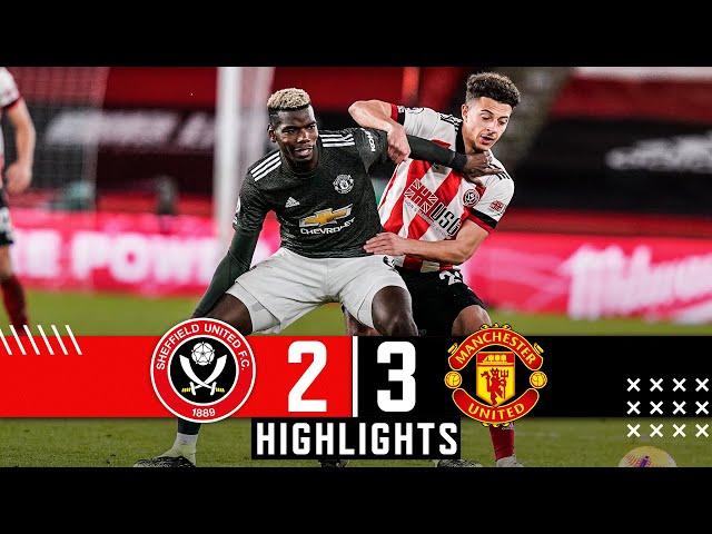 Sheffield United 2-3 Manchester United | Premier League Highlights | Rashford, Martial, McGoldrick