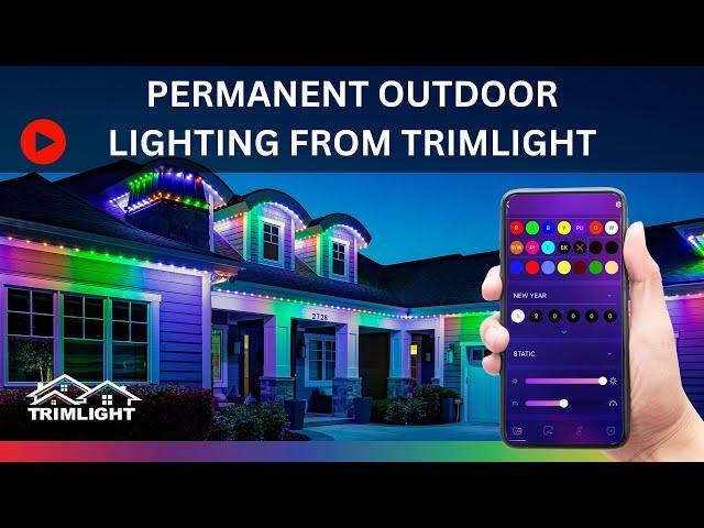 Trimlight Permanent Outdoor Lighting with the Trimlight Edge Controller