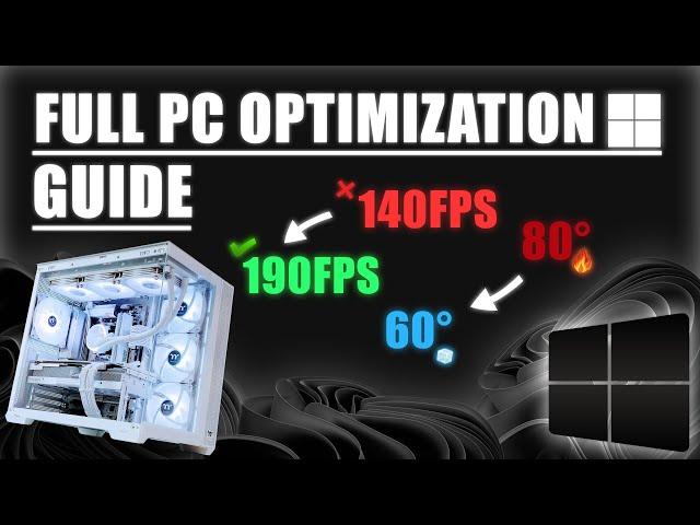 (30+ FPS Boost) Full PC Optimization Guide 2026 | The Only Guide You'll Need | Windows 10/11