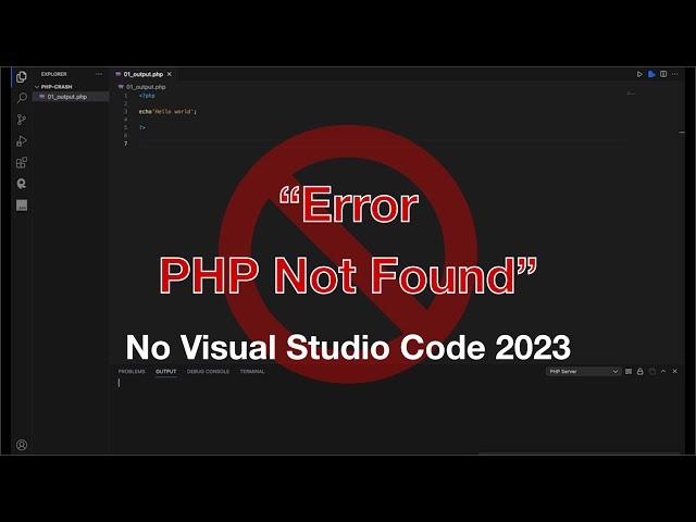 How to Fix PHP Not Found Error on Visual Studio Code for Mac 2023