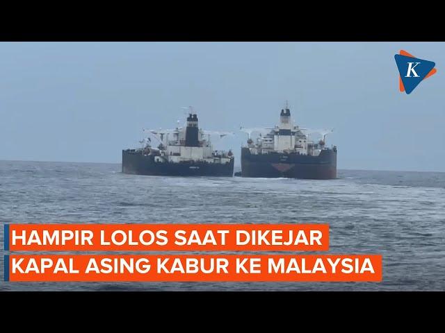 Detik-detik Bakamla Tangkap Kapal Super Tanker Iran di Natuna