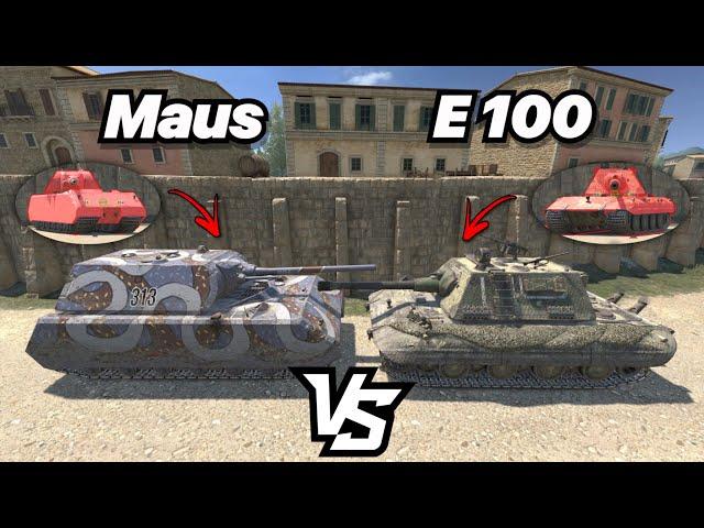 НА ЗАБИВ#145 | НЕМЕЦКИЕ СВЕРХТЯЖЕЛЫЕ ТАНКИ | Maus vs E 100 | Легендарная Битва!