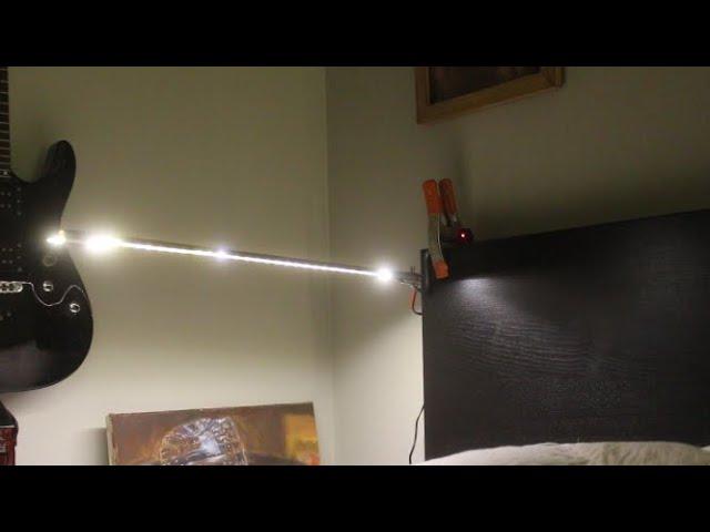 Scrap metal LED lamp made on a budget