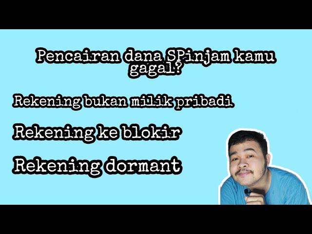 Pencairan dana SPinjam belum berhasil karena rekening Bank salah? #spinjam #shopee