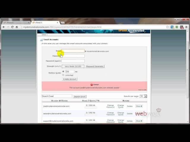 How to Create an Email Account Using cPanel