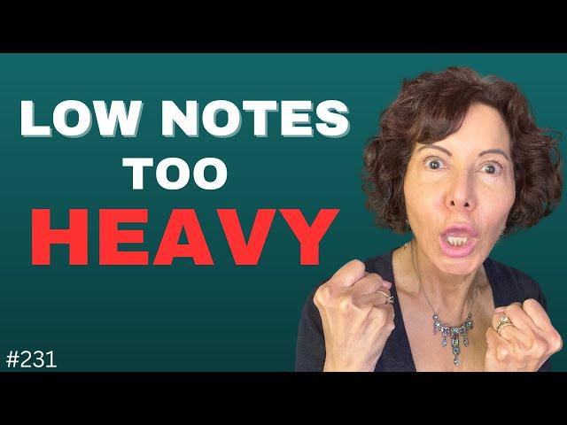 Your Low Notes Sound ANGRY.  How to Fix Them.