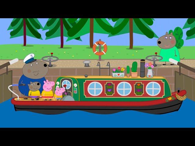 The Canal Boat ️ | Peppa Pig Official Full Episodes