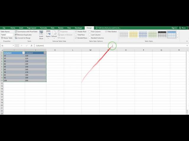 How to Convert Data into a Table Quickly in Excel