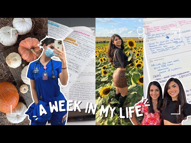 Week In My Life *as a nursing student* | exams, fall activities, shopping, and more!