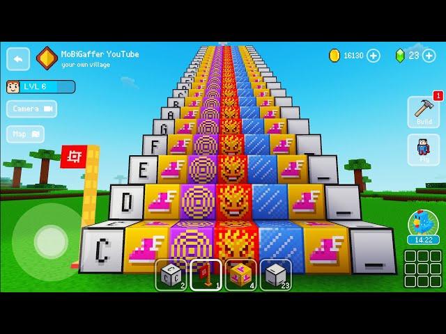 Block Craft 3D: Building Simulator Games For Free Gameplay#1952 (iOS & Android)| Fun Pack Sky Ladder