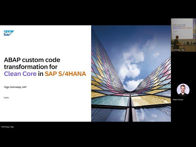 ABAP custom code transformation for Clean Core in SAP S/4HANA