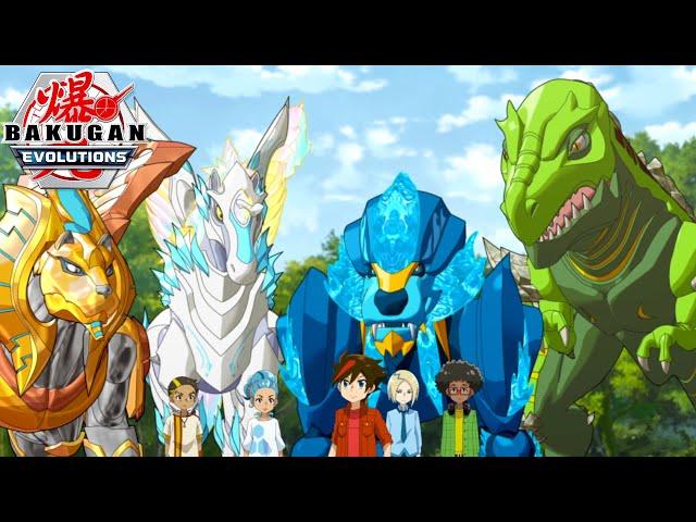 The Bakugan Return - Bakugan: Evolutions Ep 1 | ALL main Bakugan: Trox, Pegatrix, Hydorous & Pharol