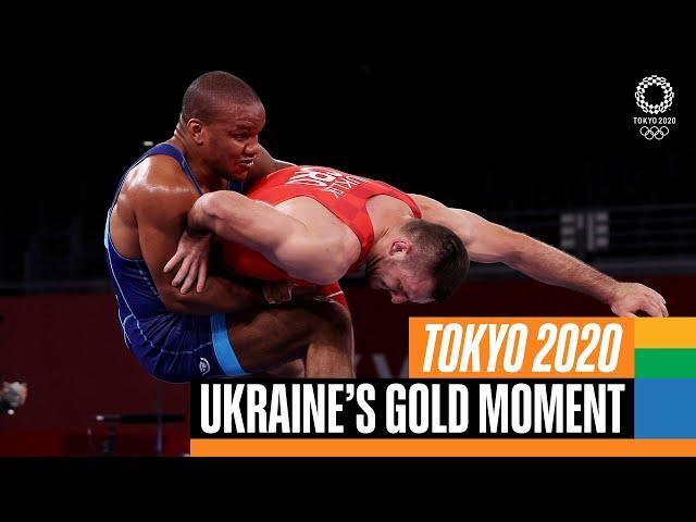 Ukraine's gold medal moment at #Tokyo2020 | Anthems