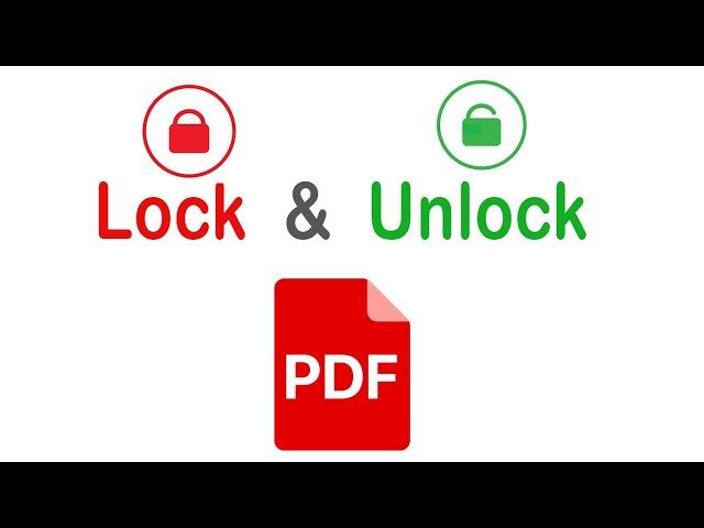 How to Lock PDF Files | How to Remove PDF Password for Free