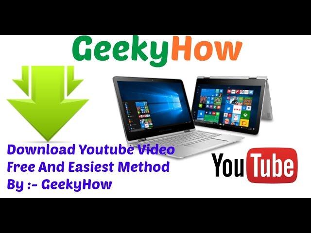 How To Download Youtube Video Easily (Hindi) | GeekyHow