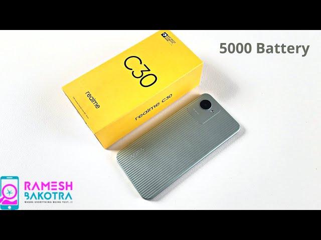 Realme C30 Unboxing and Full Review | 5000 mAh battery