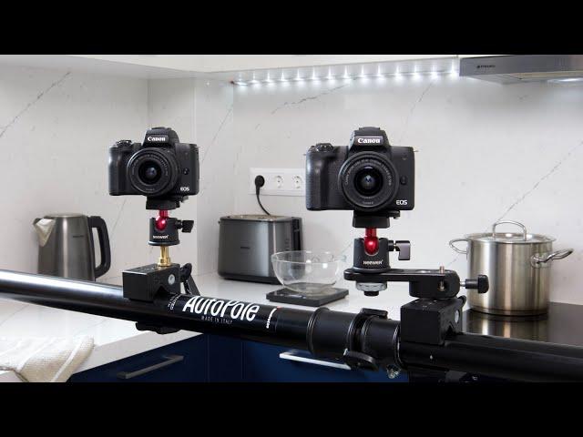 How I Setup my Kitchen and Film my YouTube Cooking Videos with Multiple Camera Angles