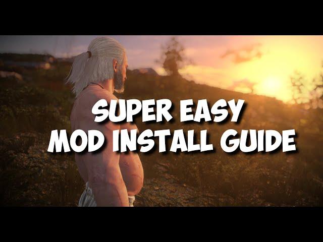 How to install Witcher 3 Mods (IN JUST ONE MINUTE)